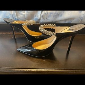 Jimmy Choo Bing 100 heels. Excellent condition. Worn once in the house.
